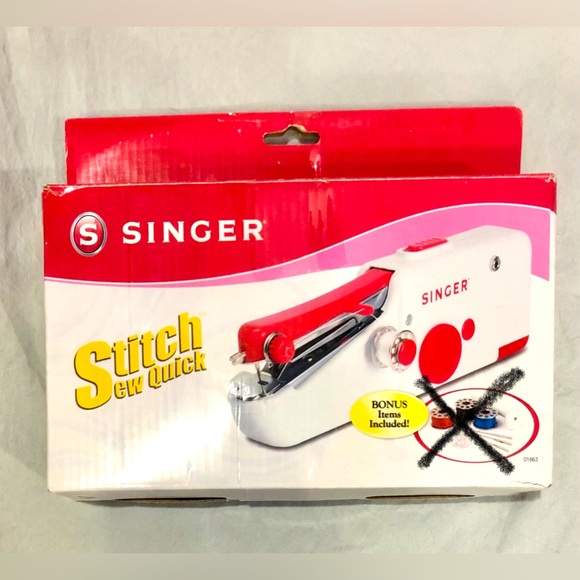 🛍️🧵 SINGER Stitch Sew quick Portable Handheld Sewing Machine model 01663 NWT - Picture 2 of 12